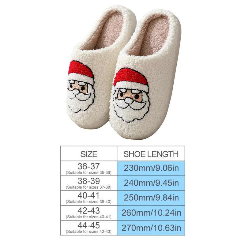 Christmas Slippers Reindeer Slippers For Women And Men Holiday Halloween Slippers Indoor Bedroom Fluffy Warm Fleece Slippers Winter Soft Cozy Home Non-Slip Soft Plush Slip-on Wool Lined House Shoes $45.55 Dana Fashion Size: 36x37 Women's shoes ️ Premium F