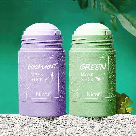 Cleansing Green Tea Mask Clay Stick Oil Control Anti-Acne Whitening Seaweed Mask Skin Care $9.56 Dana Fashion Color: A Beauty Tools Overview: 1. Green tea solid cleansing mask contains green tea extract, which can effectively clean skin pores, deeply clea