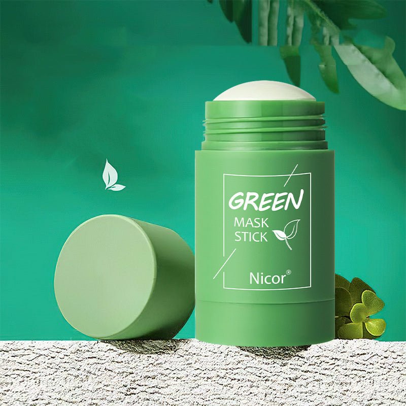 Cleansing Green Tea Mask Clay Stick Oil Control Anti-Acne Whitening Seaweed Mask Skin Care $9.56 Dana Fashion Color: A Beauty Tools Overview: 1. Green tea solid cleansing mask contains green tea extract, which can effectively clean skin pores, deeply clea