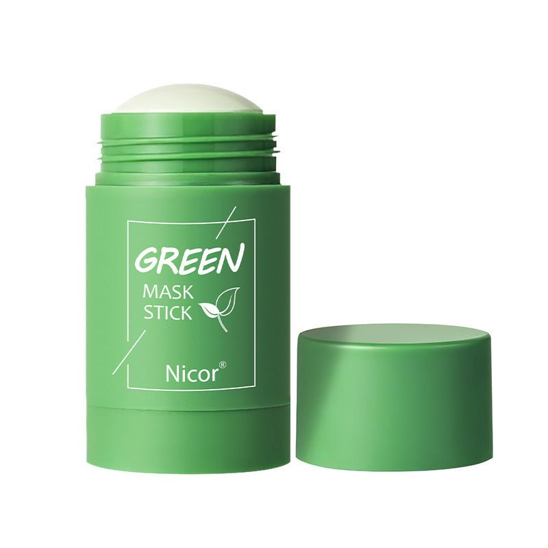Cleansing Green Tea Mask Clay Stick Oil Control Anti-Acne Whitening Seaweed Mask Skin Care $9.56 Dana Fashion Color: A Beauty Tools Overview: 1. Green tea solid cleansing mask contains green tea extract, which can effectively clean skin pores, deeply clea