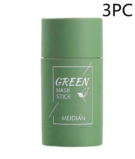 Cleansing Green Tea Mask Clay Stick Oil Control Anti-Acne Whitening Seaweed Mask Skin Care $17.80 Dana Fashion Color: A 3PC Beauty Tools Overview: 1. Green tea solid cleansing mask contains green tea extract, which can effectively clean skin pores, deeply