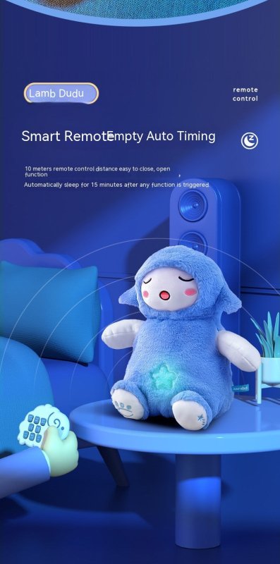 Cloak Man Lamb Toot Baby Plush Doll Newborn Sound And Light Soothing Sleeping Toys $82.99 Dana Fashion Color: Green Toys & Hobbies Product information: Ability Training: emotion, vision, senses, other ability training, interactive toys, hearing, parent-ch