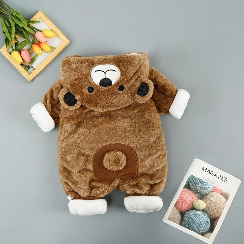 Clothes Plus Cotton Onesies, Cotton Clothes, Baby Clothes, Baby Clothes $32.94 Dana Fashion Color: Beige Child size: 66cm Baby Clothing Product information: Fabric name; Cotton Suitable season: winter Suitable for ages; infants and young children (0-2 yea