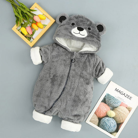 Clothes Plus Cotton Onesies, Cotton Clothes, Baby Clothes, Baby Clothes $33.50 Dana Fashion Color: Grey Child size: 66cm Baby Clothing Product information: Fabric name; Cotton Suitable season: winter Suitable for ages; infants and young children (0-2 year