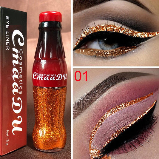 CmaaDu Color Glitter Glitter Glitter Liquid Eyeliner $13.22 Dana Fashion style: 1 makeup Specification: Product category: Eyeliner Color classification: 01, 02, 03, 04, 05, 06, 07, 08, 09, 10, 11, 12 Packing list: Eyeliner*1