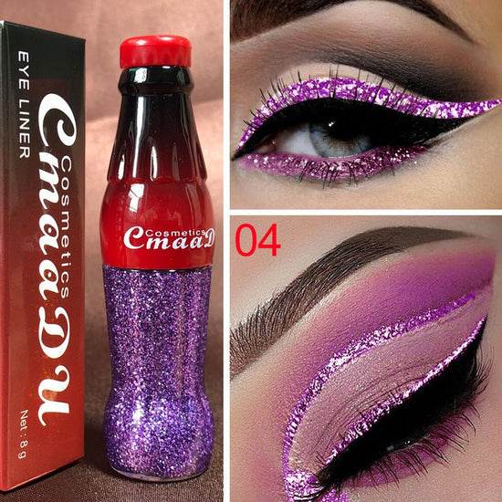 CmaaDu Color Glitter Glitter Glitter Liquid Eyeliner $13.22 Dana Fashion style: 4 makeup Specification: Product category: Eyeliner Color classification: 01, 02, 03, 04, 05, 06, 07, 08, 09, 10, 11, 12 Packing list: Eyeliner*1