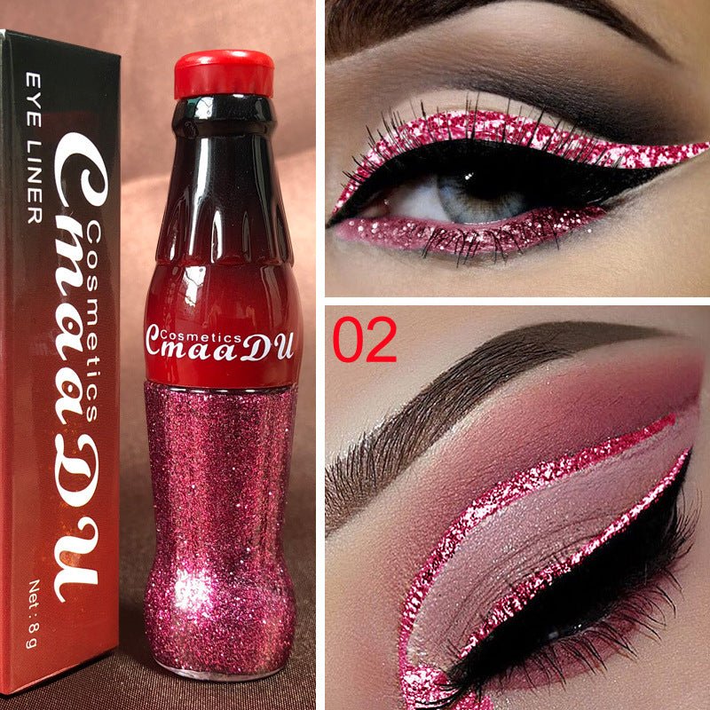 CmaaDu Color Glitter Glitter Glitter Liquid Eyeliner $13.22 Dana Fashion style: 2 makeup Specification: Product category: Eyeliner Color classification: 01, 02, 03, 04, 05, 06, 07, 08, 09, 10, 11, 12 Packing list: Eyeliner*1