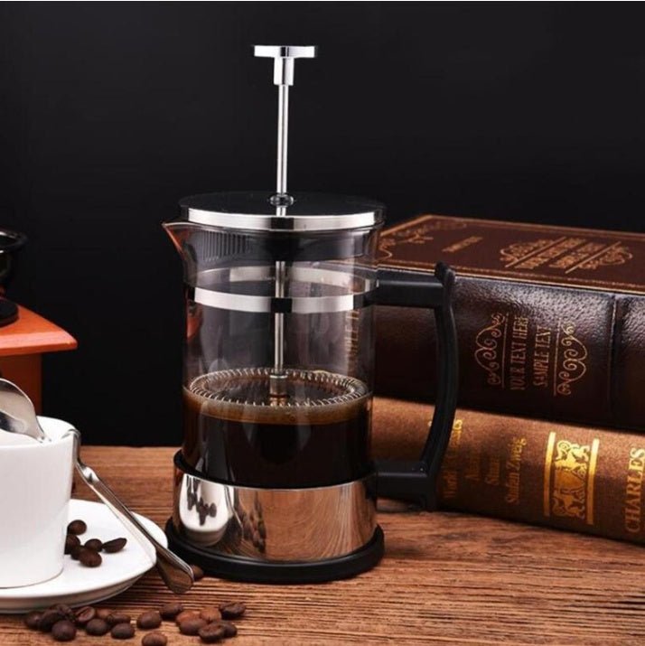 Coffee maker $16.36 Dana Fashion Size: 350ml Dana's Kitchen specification: Material: glass, 304 stainless steel Size: 10 * 8 * 17cm / 3.9 * 3.1 * 6.6 inches Capacity: 350 ml