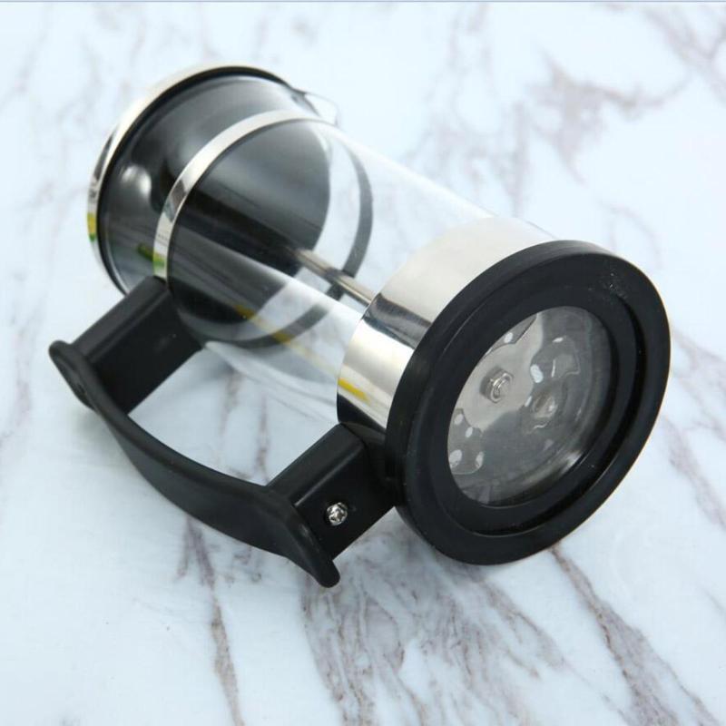 Coffee maker $16.36 Dana Fashion Size: 350ml Dana's Kitchen specification: Material: glass, 304 stainless steel Size: 10 * 8 * 17cm / 3.9 * 3.1 * 6.6 inches Capacity: 350 ml