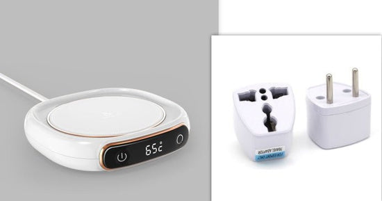 Coffee Mug Warmer Warm Coaster Smart Heating Cup Thermal Insulation Constant Temperature Coaster Heating Pad Desktop $40.00 Dana Fashion Color: M316 white Electrical outlet: EU Dana's Kitchen Overview: - Keep your coffee warm all morning long with this sl