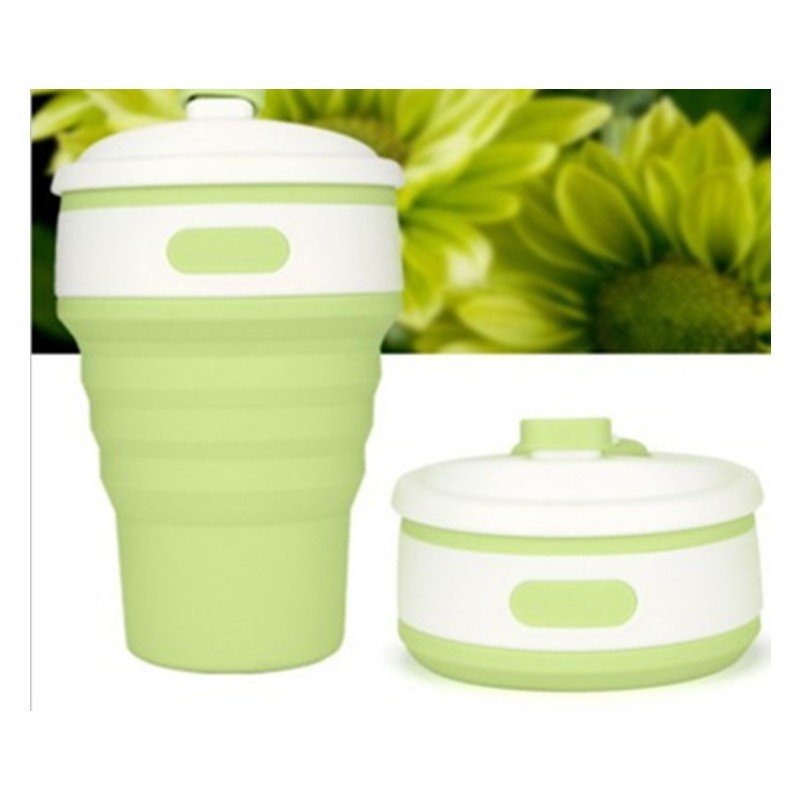 Coffee Mugs Travel Collapsible Silicone Cup Folding Water Cups BPA FREE Food Grade Drinking Ware Mug Tea Coffee Cups $25.50 Dana Fashion Color: Green Dana's Kitchen Overview: This is a safe and healthy cup. Produced with food-grade safety silicone. Excell