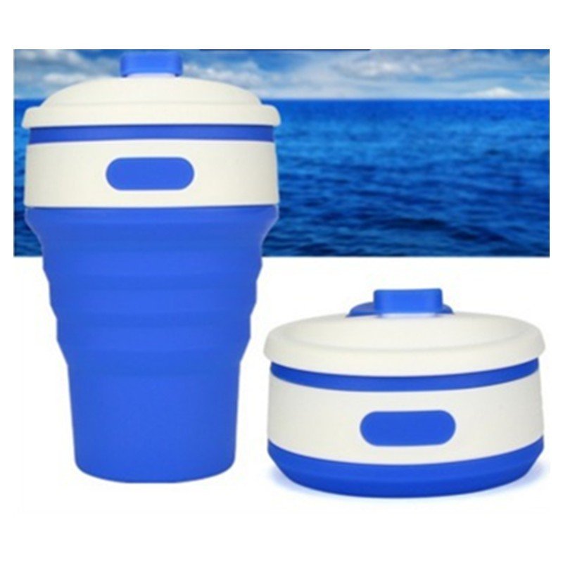 Coffee Mugs Travel Collapsible Silicone Cup Folding Water Cups BPA FREE Food Grade Drinking Ware Mug Tea Coffee Cups $25.50 Dana Fashion Color: Bule Dana's Kitchen Overview: This is a safe and healthy cup. Produced with food-grade safety silicone. Excelle