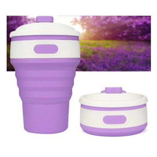 Coffee Mugs Travel Collapsible Silicone Cup Folding Water Cups BPA FREE Food Grade Drinking Ware Mug Tea Coffee Cups $25.50 Dana Fashion Color: Purple Dana's Kitchen Overview: This is a safe and healthy cup. Produced with food-grade safety silicone. Excel