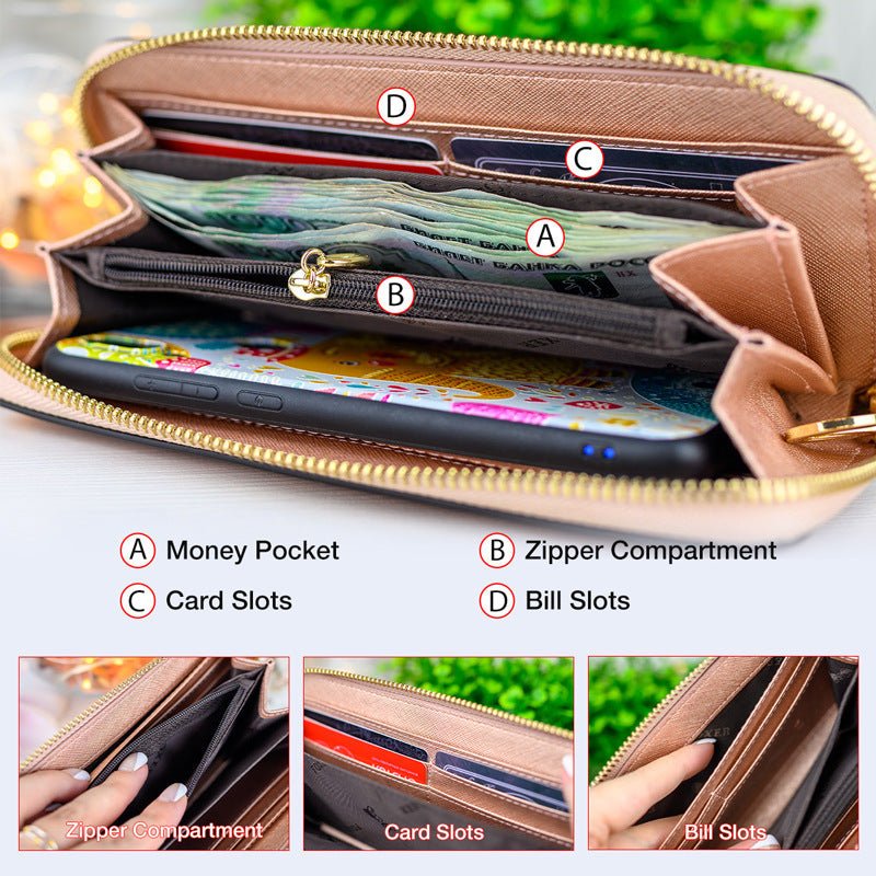 Coin Purse Multiple Card Slots Long And Light Luxury Popular Clutch Purse Women $78.99 Dana Fashion Color: 241044F4A1 Women's Bags Product information: Pattern: solid color Lining texture: Polyester Applicable scenarios: Daily matching Color: 241044F4O1,2
