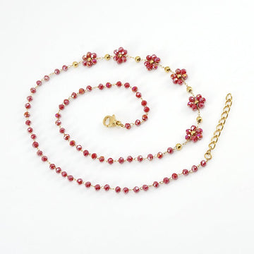 Dark Red Necklace