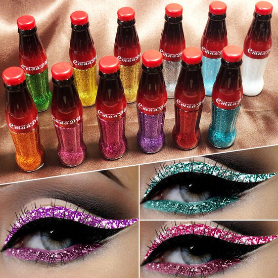 Color Eyeliner Glitter Pencil Women Party Smoky Sexy Eyes Liner Diamond Shining Glitter Eyeliner Makeup Cosmetics Beauty $10.34 Dana Fashion style: 1 Style makeup Overview: 1.Waterproof. Natural 2.Natural with high pigment, Smooth, Easy to wear 3.Long-las