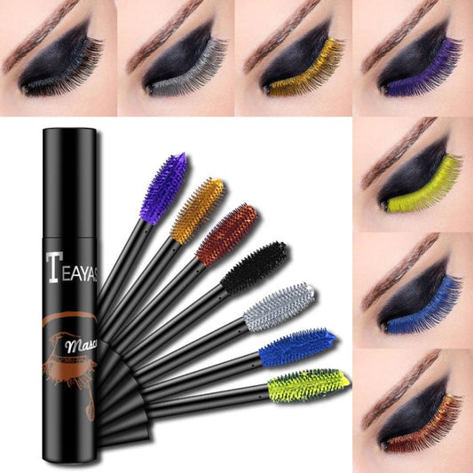 Color fluorescent mascara $17.99 Dana Fashion Color: Black makeup Description: 100% new, high quality Easy to wear and waterproof mascara Drastic growth, making you more attractive Keep it tidy all day, without smudging or peeling Can be used for party or