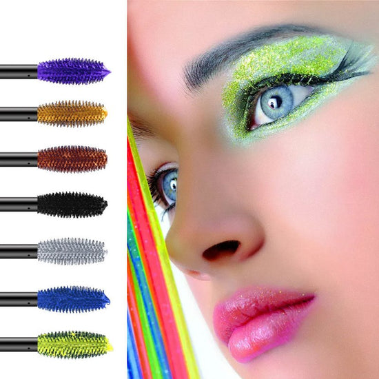 Color fluorescent mascara $17.99 Dana Fashion Color: Black makeup Description: 100% new, high quality Easy to wear and waterproof mascara Drastic growth, making you more attractive Keep it tidy all day, without smudging or peeling Can be used for party or