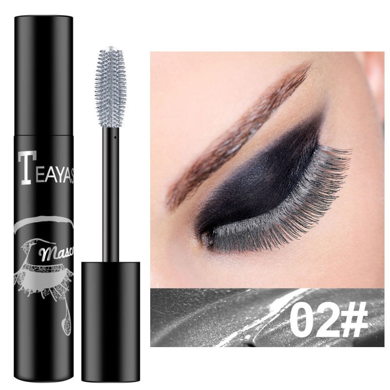 Color fluorescent mascara $17.99 Dana Fashion Color: Silver makeup Description: 100% new, high quality Easy to wear and waterproof mascara Drastic growth, making you more attractive Keep it tidy all day, without smudging or peeling Can be used for party o