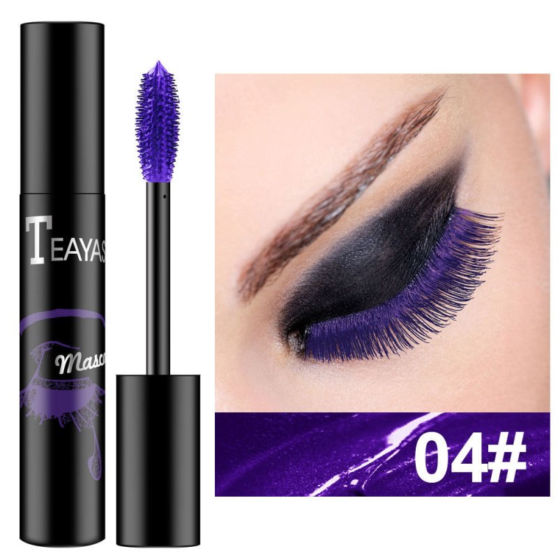 Color fluorescent mascara $17.99 Dana Fashion Color: Purple makeup Description: 100% new, high quality Easy to wear and waterproof mascara Drastic growth, making you more attractive Keep it tidy all day, without smudging or peeling Can be used for party o