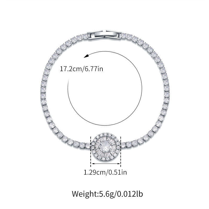 Color-preserving Light Luxury Full Zircon Exquisite Bracelet $21.37 Dana Fashion Color: KB0543 Purity: 18K Women's Accessories Product information: Treatment Process: Diamond Color: KB0543 Material: Copper Purity: 18K Shape: Geometry Popular elements: cha