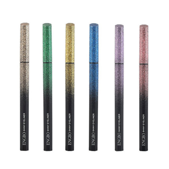 Color Quick Drying Starry Pearlescent Eyeliner $72.87 Dana Fashion style: suit makeup Product information: Color classification: 1#, 2#, 3#, 4#, 5#, 6# Net content: 0.8 grams Efficacy: modification Features: With hair core design, the pen barrel is spraye