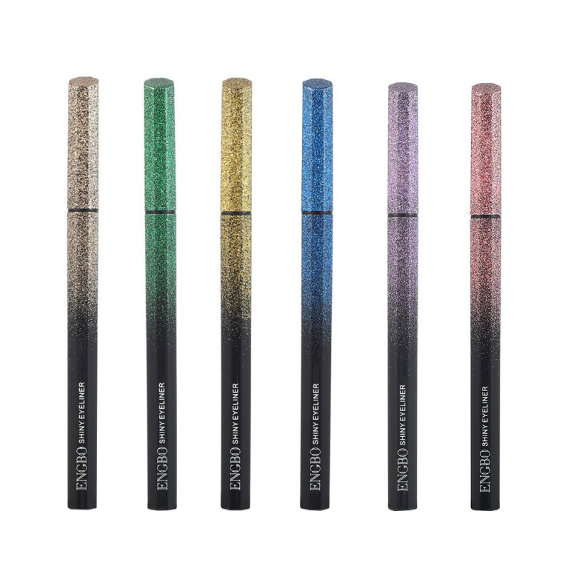 Color Quick Drying Starry Pearlescent Eyeliner $72.87 Dana Fashion style: suit makeup Product information: Color classification: 1#, 2#, 3#, 4#, 5#, 6# Net content: 0.8 grams Efficacy: modification Features: With hair core design, the pen barrel is spraye