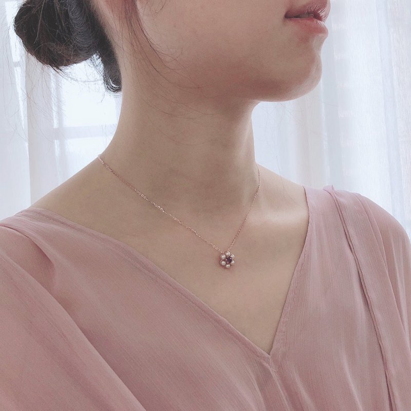 Color Treasure Jewelry Natural Amethyst Tassel Plum Shape $19.99 Dana Fashion Color: Ear studs Women's Accessories Product information: Material: silver Style: Korean style/Korean style Style: women's Modeling: plum blossom Treatment process: inlaid with