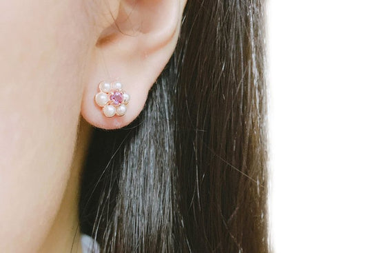 Color Treasure Jewelry Natural Amethyst Tassel Plum Shape $19.99 Dana Fashion Color: Ear studs Women's Accessories Product information: Material: silver Style: Korean style/Korean style Style: women's Modeling: plum blossom Treatment process: inlaid with