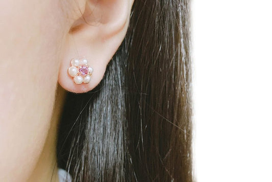 Color Treasure Jewelry Natural Amethyst Tassel Plum Shape $19.99 Dana Fashion Color: Ear studs Women's Accessories Product information: Material: silver Style: Korean style/Korean style Style: women's Modeling: plum blossom Treatment process: inlaid with