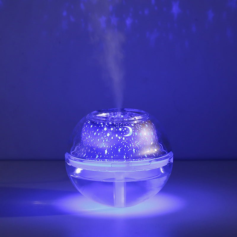 Colorful air purification creative humidifier $39.00 Dana Fashion Color: Gold Beauty Tools Product name: Crystal night light projection humidifier Product material: ABS + PS plastic + silicone + electronic components Product size: 135 * 135 * 115mm Style