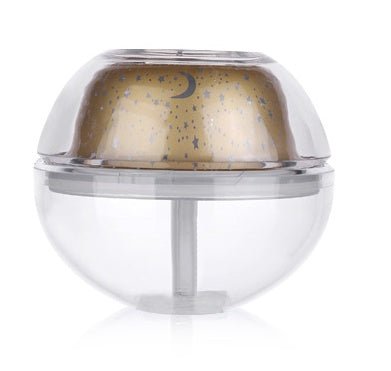 Colorful air purification creative humidifier $39.00 Dana Fashion Color: Gold Beauty Tools Product name: Crystal night light projection humidifier Product material: ABS + PS plastic + silicone + electronic components Product size: 135 * 135 * 115mm Style
