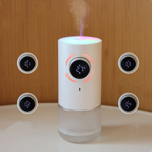 Colorful Atmosphere Lamp Micron Atomizer Humidifier $73.36 Dana Fashion Color: White Electrical outlet: USB Beauty Tools Product information: Operation mode: mechanical Timing function: less than 2 hours Power supply method: dry battery Material: Plastic