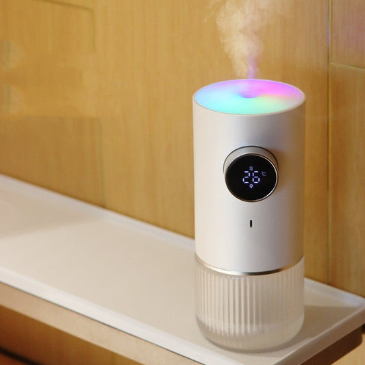 Colorful Atmosphere Lamp Micron Atomizer Humidifier $73.36 Dana Fashion Color: White Electrical outlet: USB Beauty Tools Product information: Operation mode: mechanical Timing function: less than 2 hours Power supply method: dry battery Material: Plastic