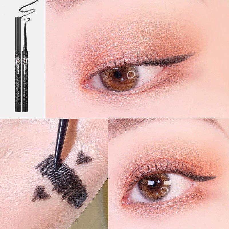Colorful Eyeliner Glue Pen Is Extremely Fine, Waterproof And Non Smudging $12.40 Dana Fashion Color: Smoke black makeup Product information: Product category: eyeliner Color: 01 # smoky black, 02 # reddish brown, 03 # berry purple, 04 # milky white, 05 #