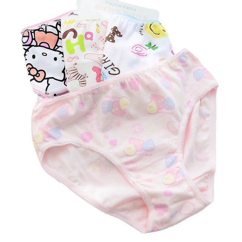 Comfortable Cotton Children'S Briefs Cartoon Baby Pants Children'S Underwear Underwear $20.35 Dana Fashion Color: Color mixing Size: 11to12 Baby Clothing Product information: Fabric name: cotton Security level: Class B Color: mixed color Applicable gender