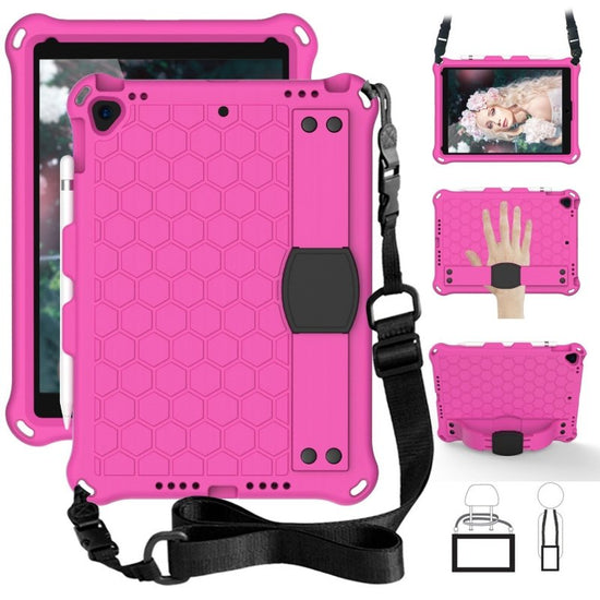 Compatible with Apple, New iPad 10.2 Honeycomb EVA Cover $38.34 Dana Fashion Color: Rose Red Style: IPad Air1Air2PRO Baby & Mother Note：Non-Apple branded products,Compatible with iPhone models Material: EVA Style: back cover Style: Europe and America Popu