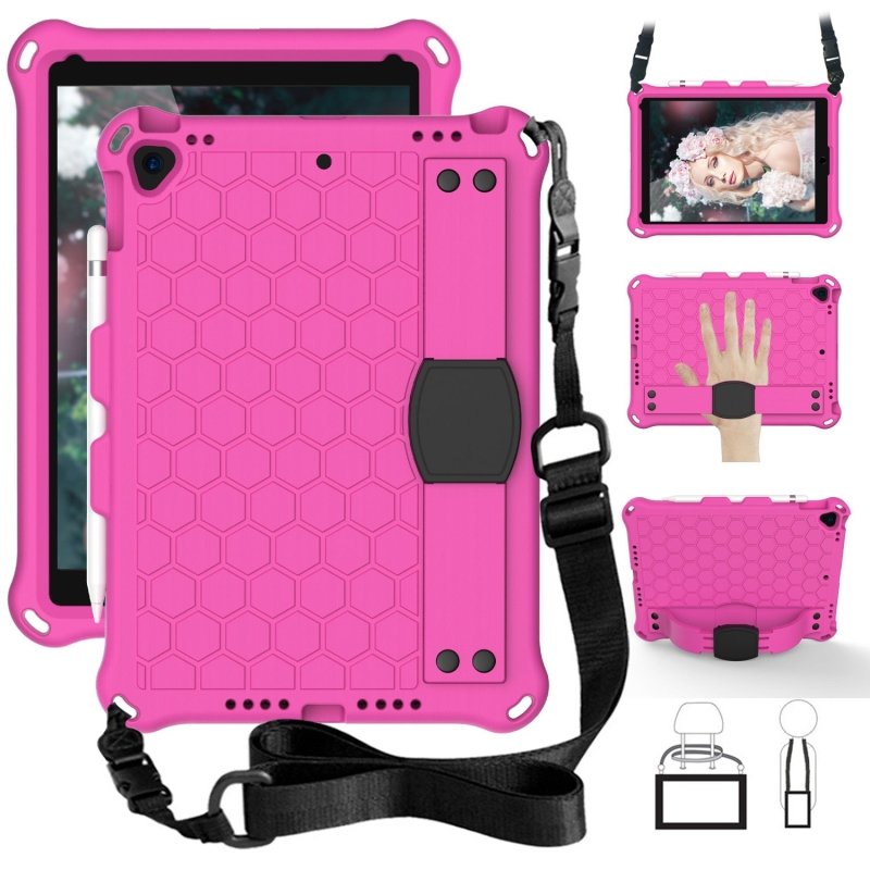 Compatible with Apple, New iPad 10.2 Honeycomb EVA Cover $38.34 Dana Fashion Color: Rose Red Style: IPad Air1Air2PRO Baby & Mother Note：Non-Apple branded products,Compatible with iPhone models Material: EVA Style: back cover Style: Europe and America Popu