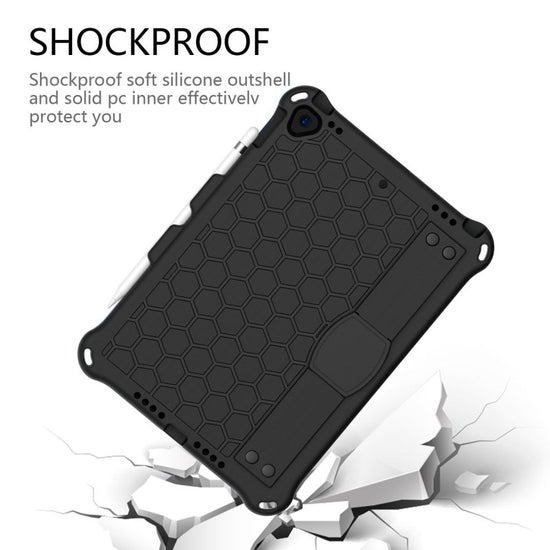 Compatible with Apple, New iPad 10.2 Honeycomb EVA Cover $38.34 Dana Fashion Color: Black Style: IPad Air1Air2PRO Baby & Mother Note：Non-Apple branded products,Compatible with iPhone models Material: EVA Style: back cover Style: Europe and America Popular