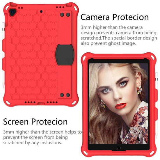 Compatible with Apple, New iPad 10.2 Honeycomb EVA Cover $38.34 Dana Fashion Color: Black Style: IPad Air1Air2PRO Baby & Mother Note：Non-Apple branded products,Compatible with iPhone models Material: EVA Style: back cover Style: Europe and America Popular