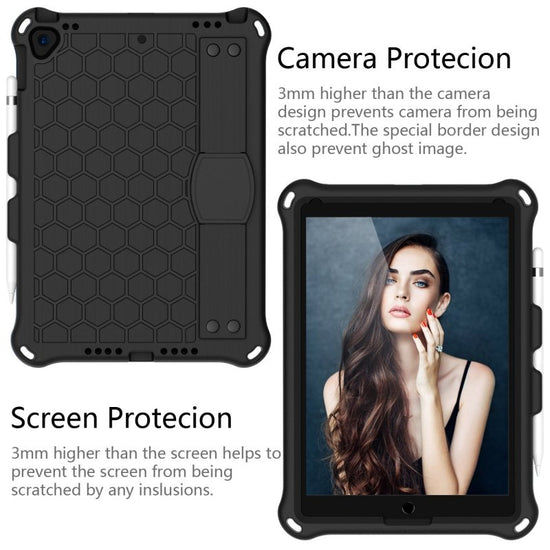 Compatible with Apple, New iPad 10.2 Honeycomb EVA Cover $38.34 Dana Fashion Color: Black Style: IPad Air1Air2PRO Baby & Mother Note：Non-Apple branded products,Compatible with iPhone models Material: EVA Style: back cover Style: Europe and America Popular