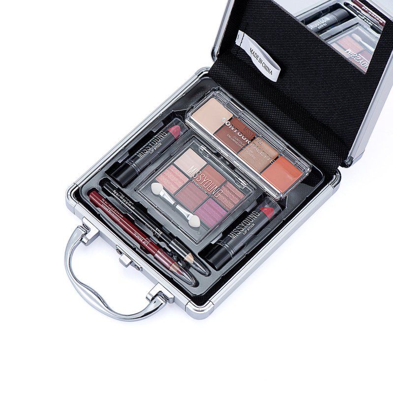 Contouring Balm Eyeshadow Palette Lipstick Cosmetic Set $93.81 Dana Fashion Color: GM14007 makeup Product information: Efficacy: Concealer, Modification, Even skin tone Number of colors: eight colors and above Outer box fabric: aluminum Specification: GM1