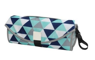 Convenient baby changing pad $27.27 Dana Fashion Color: Blue triangle Baby & Mother Name: Convenient baby changing pad Material: 420 Oxford + 190 waterproof cloth Weight: 145 grams Expanded size: 64 * 70 cm Folding size: 38 * 17cm Packaging: OPP bag indiv