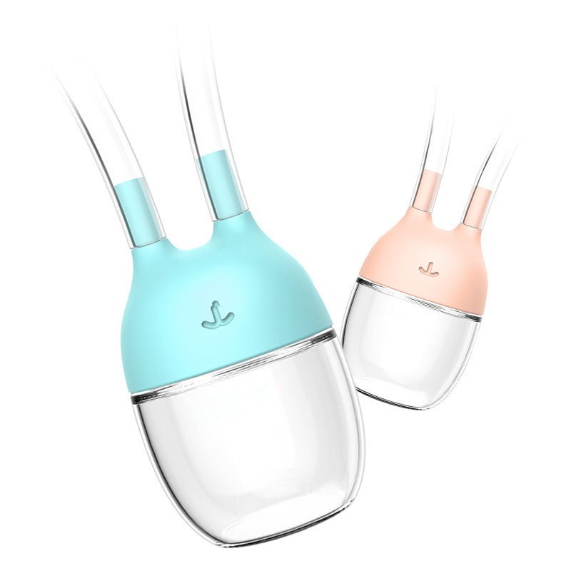 Convenient Baby Safe Nose Cleaner Vacuum Suction Nasal Mucus Runny Aspirator Inhale Baby Kids Healthy Care Stuff $7.06 Dana Fashion Color: Blue Baby & Mother Overview Anti-backflow long and short hole design: the long nozzle is connected to the nasal suct