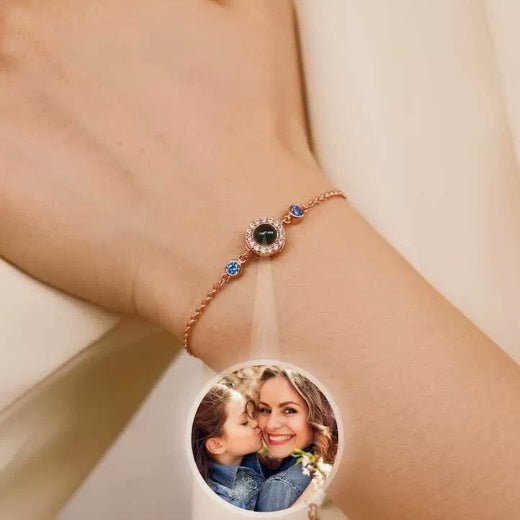 Copper Round Birthstone Bracelet Unisex $19.00 Dana Fashion Color: Rose gold Women's Accessories Product information: Treatment Process: Electroplating Color: UV color retention cooperized silver color, UV color retention copper plated rose gold, UV color