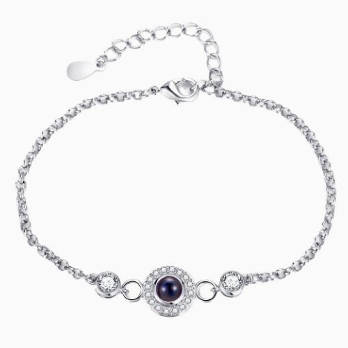 Copper Round Birthstone Bracelet Unisex $19.00 Dana Fashion Color: Gold Women's Accessories Product information: Treatment Process: Electroplating Color: UV color retention cooperized silver color, UV color retention copper plated rose gold, UV color rete