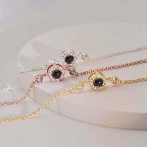 Copper Round Birthstone Bracelet Unisex $19.00 Dana Fashion Color: Gold Women's Accessories Product information: Treatment Process: Electroplating Color: UV color retention cooperized silver color, UV color retention copper plated rose gold, UV color rete