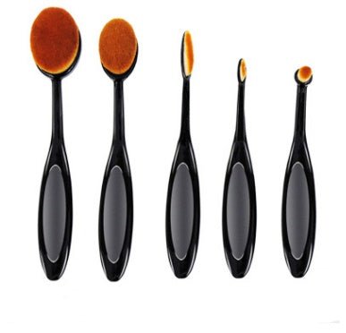 Cosmetic brush $16.13 Dana Fashion Color: Black quantity: 5pcs makeup About the product The most popular “toothbrush shaped” makeup brush tool with the latest fashionable design. Use on the face to apply,blend or contour multiple mediums. High quality syn