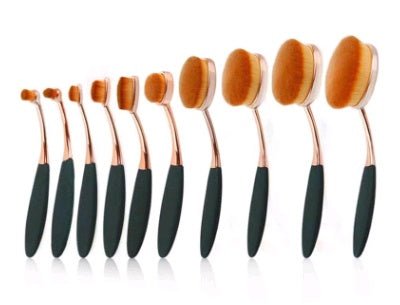 Cosmetic brush $35.98 Dana Fashion Color: Golden quantity: 10pcs makeup About the product The most popular “toothbrush shaped” makeup brush tool with the latest fashionable design. Use on the face to apply,blend or contour multiple mediums. High quality s