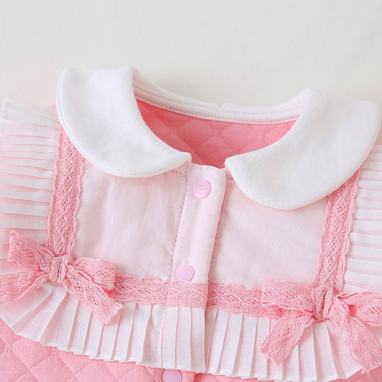 Cotton autumn long sleeve class a clothes $34.58 Dana Fashion Color: Pink Size: 59cm Baby Clothing Applicable gender: Female Sleeve length: long sleeve Hooded or not: not Hooded Main fabric content: 100%